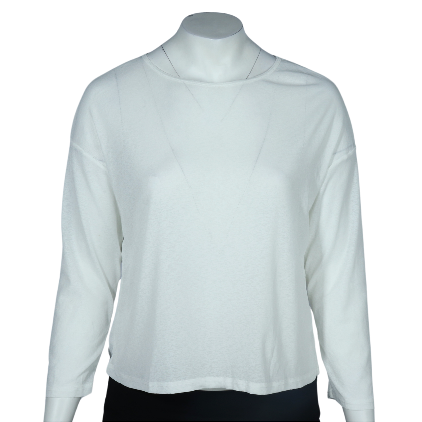 SHEIN - Simple crew neck long sleeve t-shirt