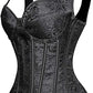 KIMRING  - Jacquard Shoulder Straps Tank Corset Bustiers