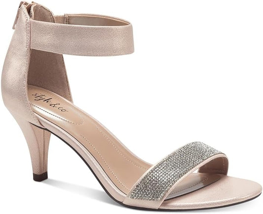 STYLE & CO. - Padded Insole Embellished Evening Heels