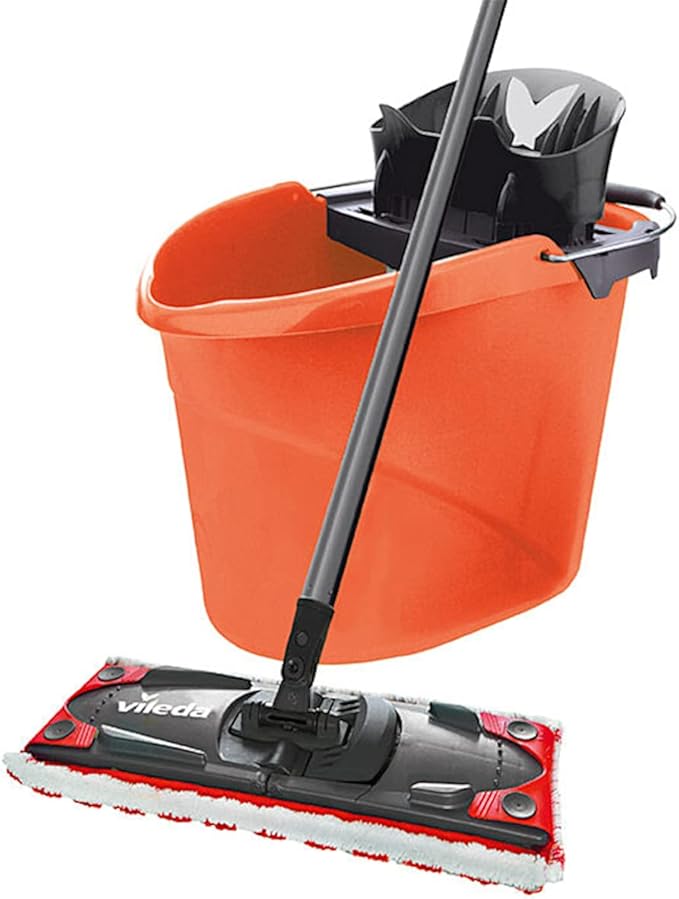 VILEDA -  ULTRAMAX 2-in-1 Floor Mop Complete Set, Mop with Handle