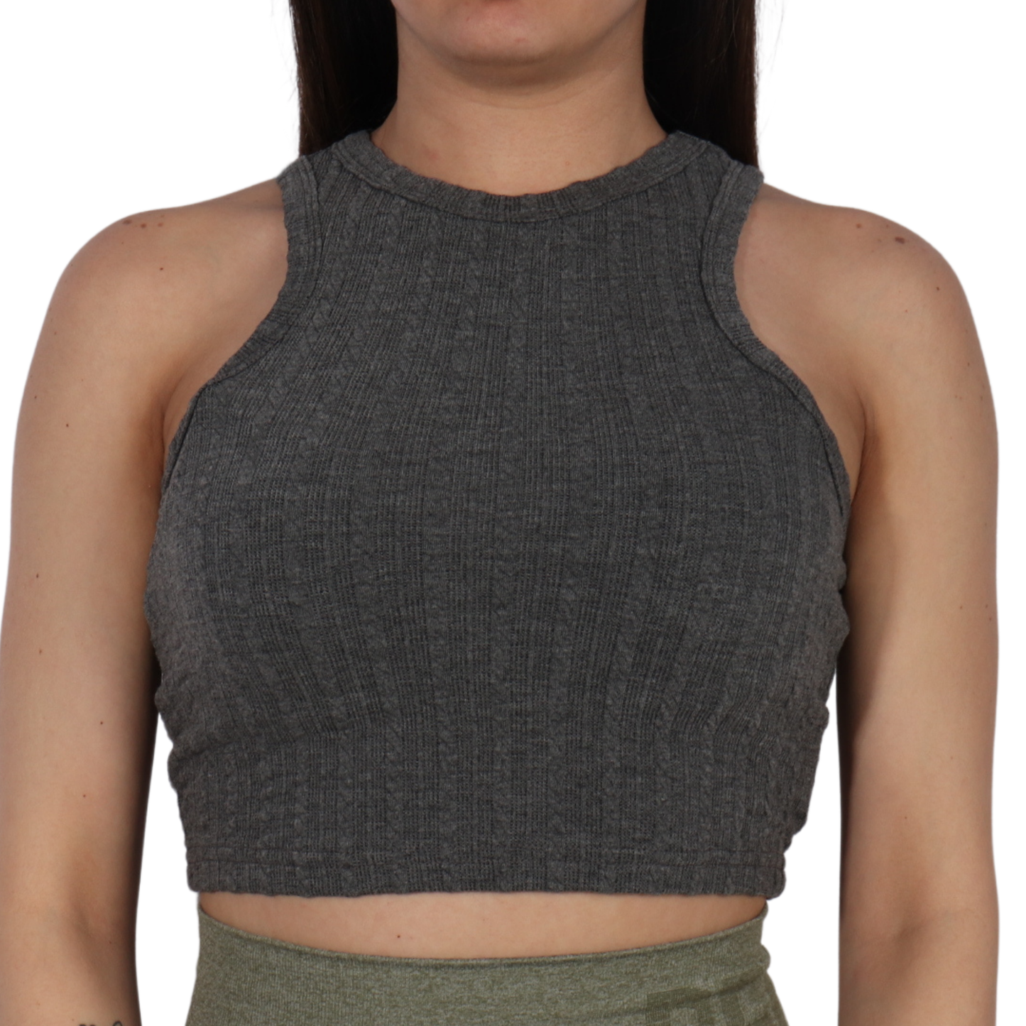 SHEIN - Knitted design crop top