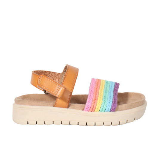 CAT & JACK - Rainbow woven sandals