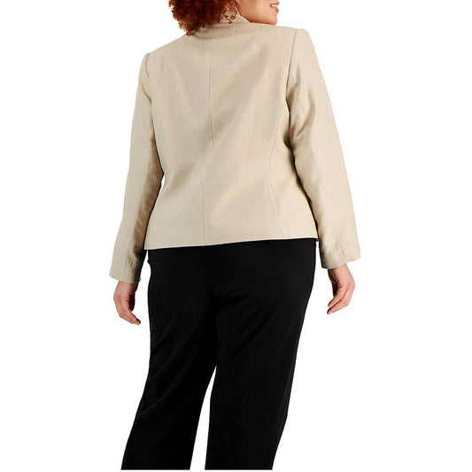 CALVIN KLEIN - Plus Size Open-Front Blazer