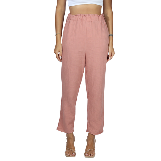 SHEIN - Elastic Waist Pant
