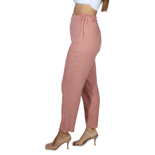 SHEIN - Elastic Waist Pant