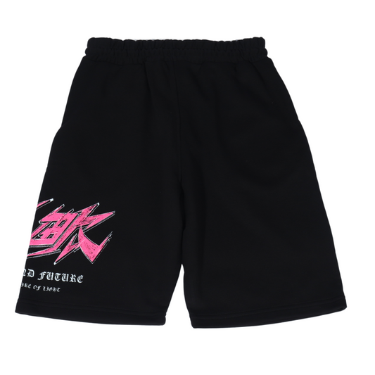 ALCOTT - Solid cotton graphic print mayham shorts