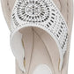 WHITE MOUNTAIN - Mini Wedge Flip Flop Sandal