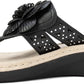 WHITE MOUNTAIN - Wedge slippers