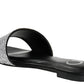 JOURNEE COLLECTION - Embellished Slip On Slide Sandals