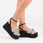 JOURNEE COLLECTION - Faux Leather Platform Sandals
