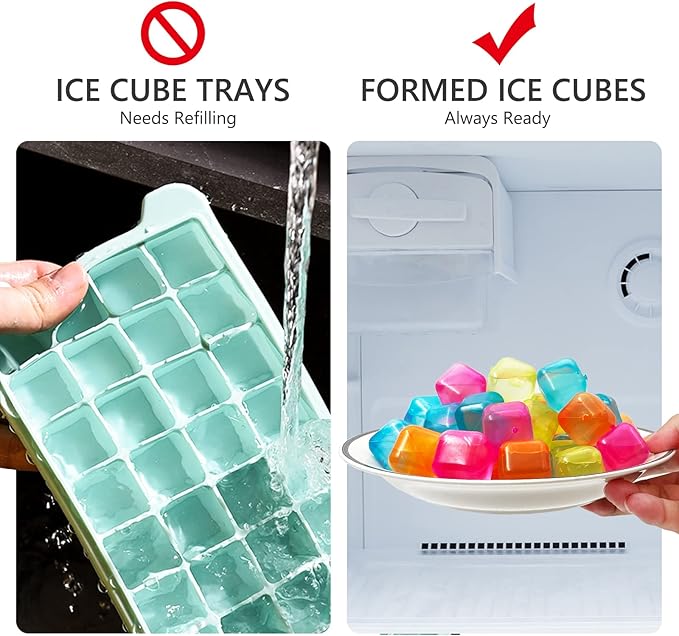 EIS WURFEL - Set Of Reusable & Freezable Ice Cubes 18 Pcs