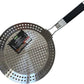 HOME DIVISION - Stainless Steel Grill Pan with Folding Handle Stainless Steel