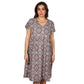 SHEIN - Printed oriental midi dress