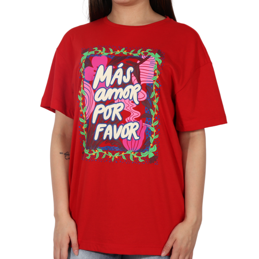 LATINO HERITAGE - Mas Amor Por Favor Printed T-Shirt