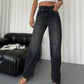 777 PLUS DENIM Womens Bottoms 777 PLUS DENIM - Asymmetrical Denim