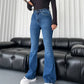 777 PLUS DENIM Womens Bottoms M / Blue 777 PLUS DENIM - Elastic Waist Denim