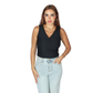 SHEIN - Side Buttons Design Tank Top