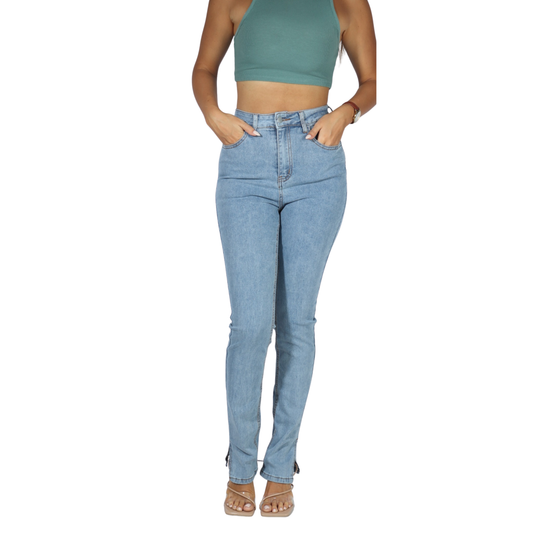 SHEIN - Sides Split Skinny Jeans