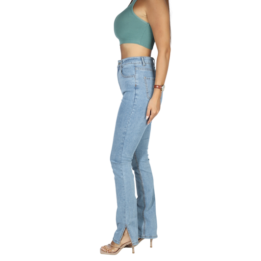 SHEIN - Sides Split Skinny Jeans