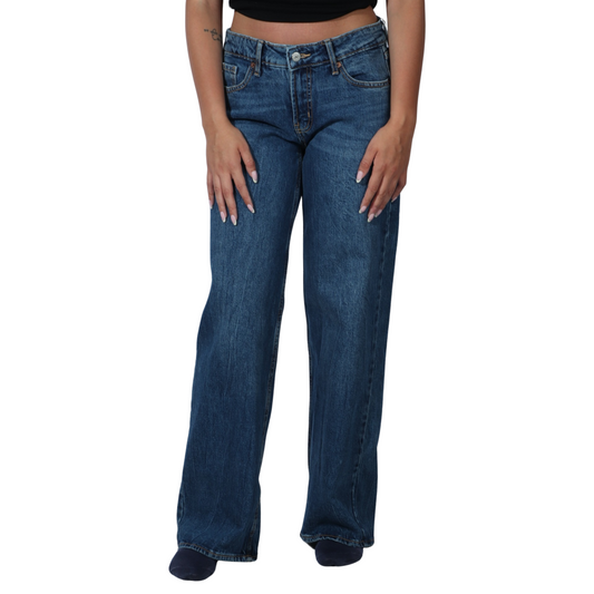 OLD NAVY - Mid-Rise Wide Leg Jeans