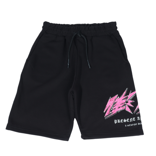ALCOTT - Solid cotton graphic print mayham shorts