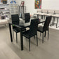 Dining Table Set with 4 Chairs Dining Room