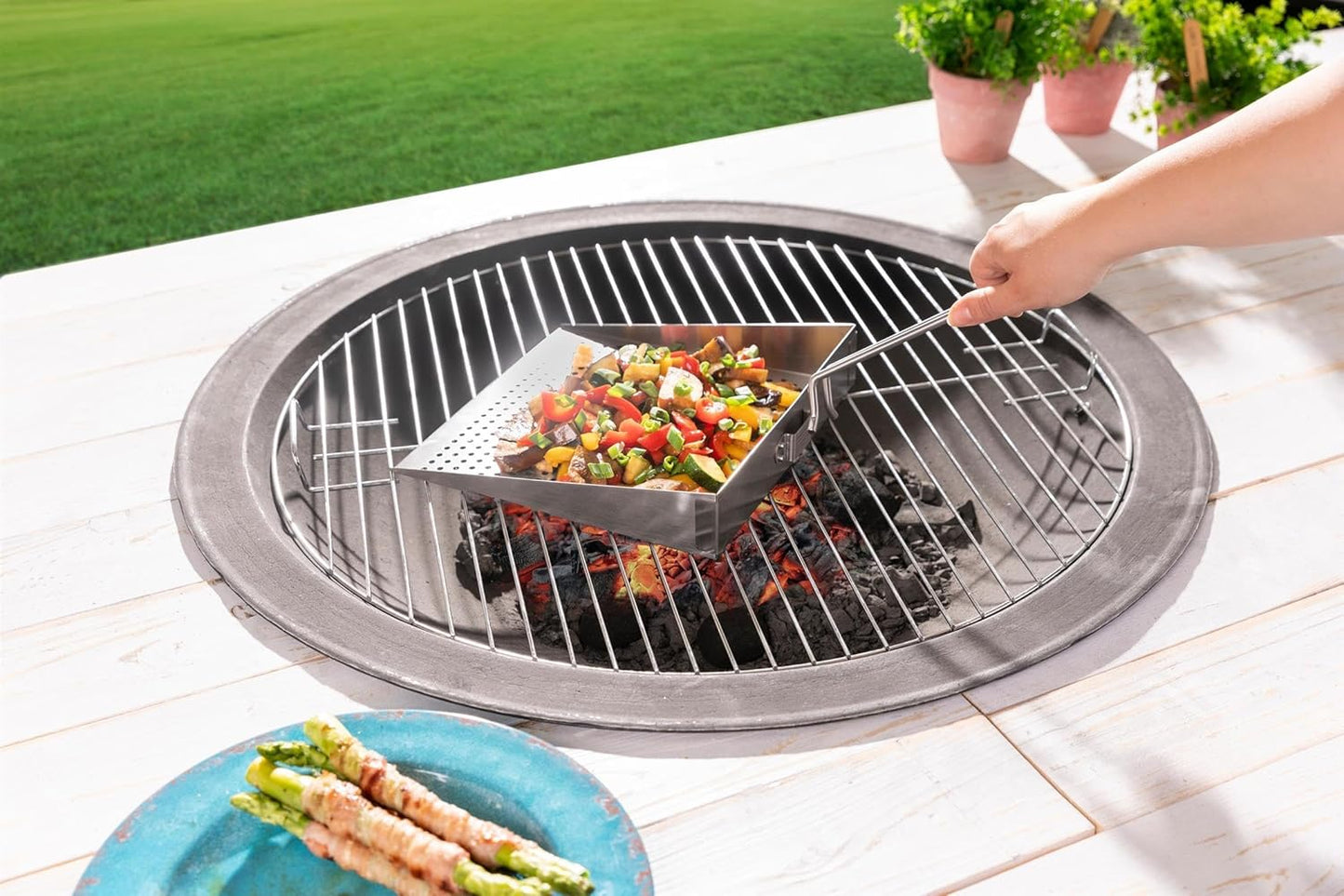 PALA - Grill Scoop Stainless Steel Grill Pan