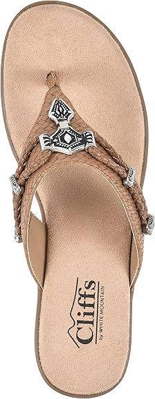 WHITE MOUNTAIN - Cushioned Flip Flop Slipper