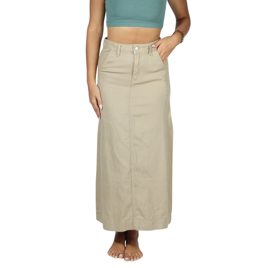 SHEIN - Long Denim Skirt