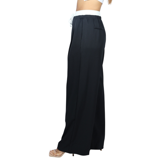 SHEIN -  Pleated Front Drawstring Pants