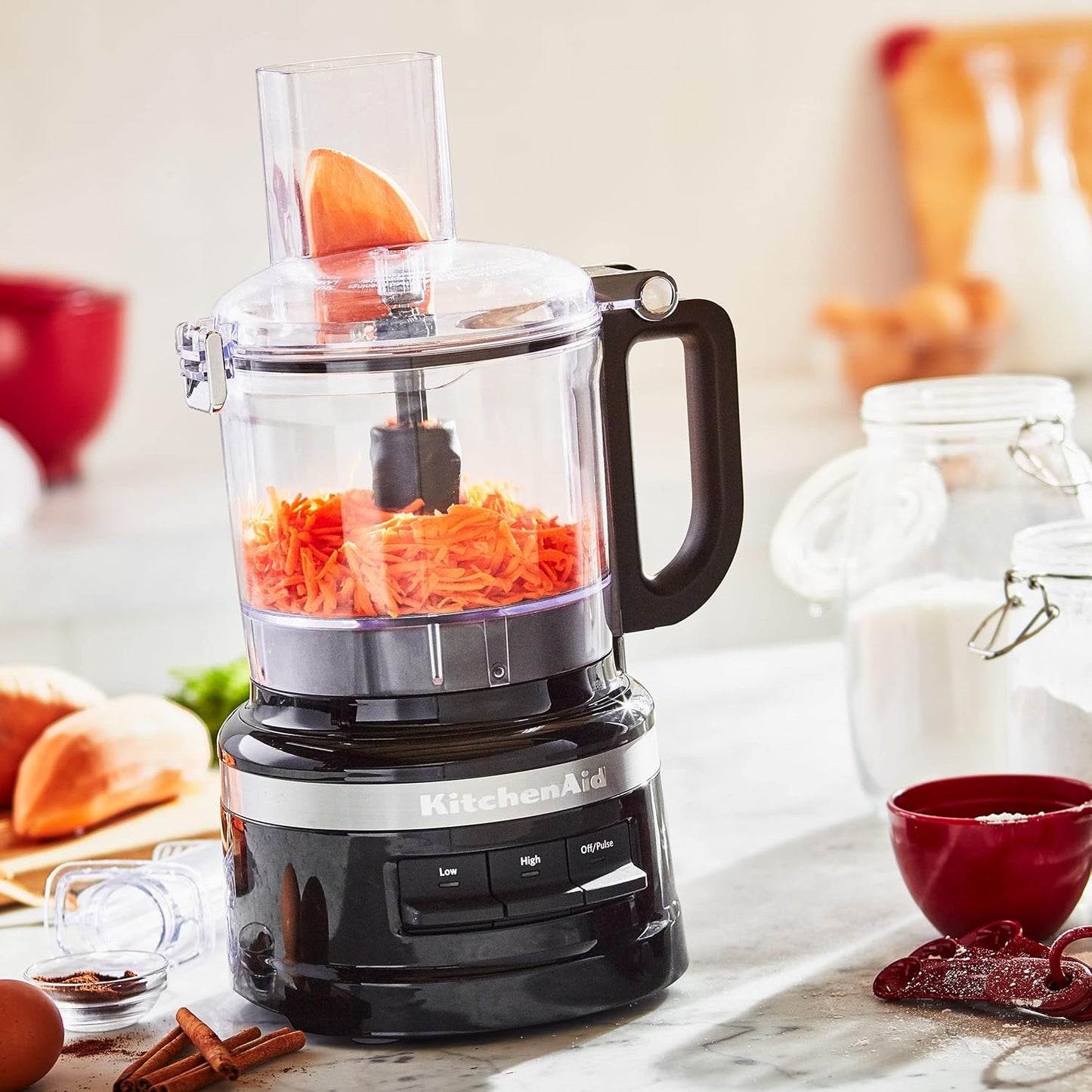 KITCHENAID - سكاكين متعددة الأغراض وسكاكين عجين ، أسود