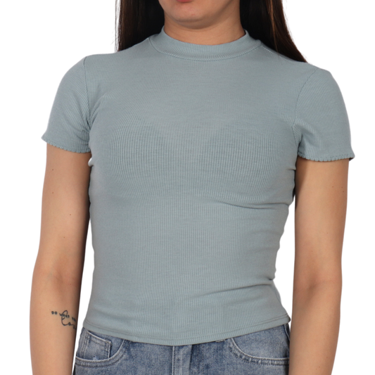 HIPPIE ROSE - Ribbed T-Shirt