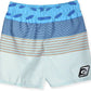 LAGUNA - Baby - Atoll 'Surf's up' Rashguard & Gray Stripe Boardshorts