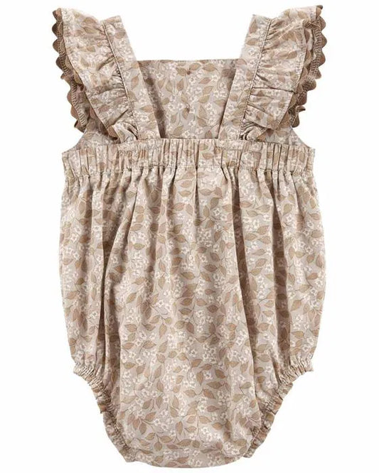 CARTER'S - Baby - Floral Flutter Bodysuit