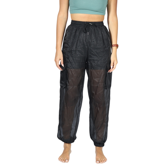 SHEIN - Drawstring Casual Pants with Pocket