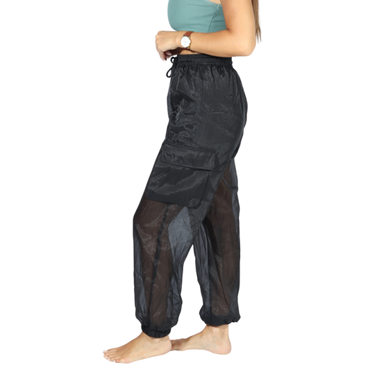 SHEIN - Drawstring Casual Pants with Pocket