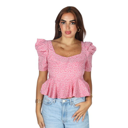 SHEIN - Printed All Over Blouse