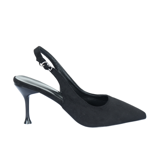 SHEIN - Pointed Toe Suede leather Heel