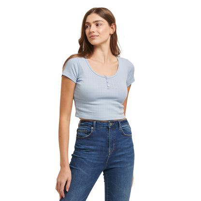 ALCOTT - Simple embroidered t-shirt