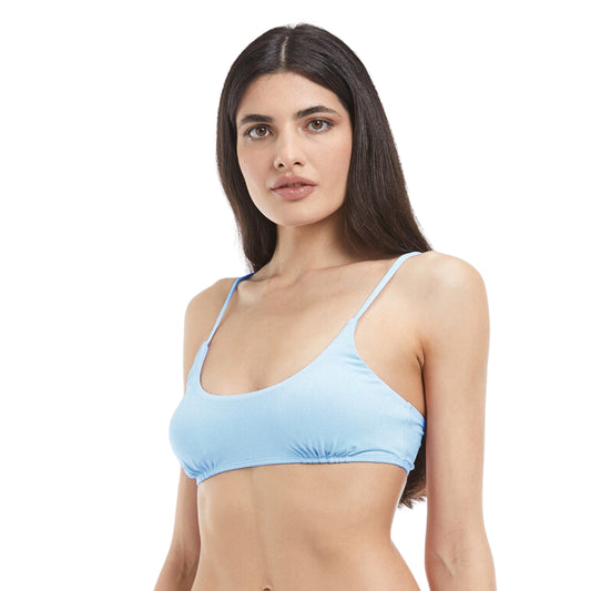 ALCOTT - Sparkle design solid bikini top
