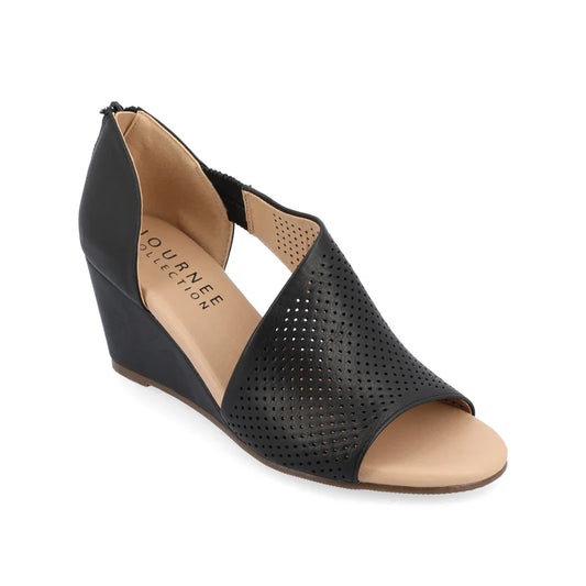 JOURNEE COLLECTION - Aretha Wedge Heel Sandals