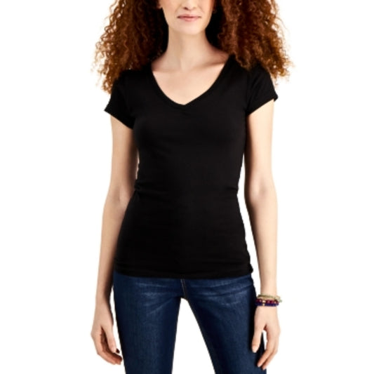 AVETO - Stretch V-Neck cotton T-Shirt