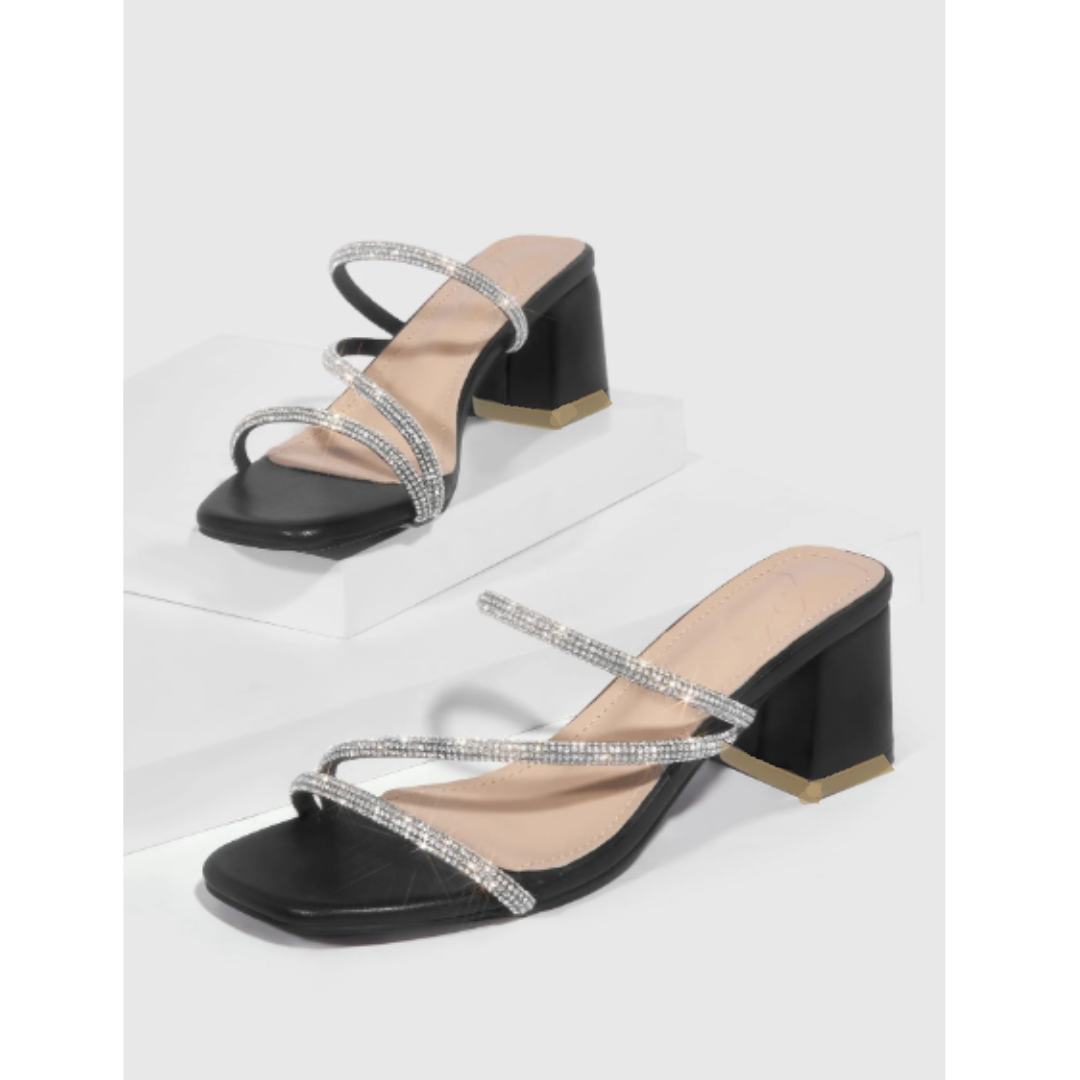 SHEIN - Sparkle strap sandals