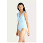 SHEIN - Blue Skies Pin Stripe One-Piece