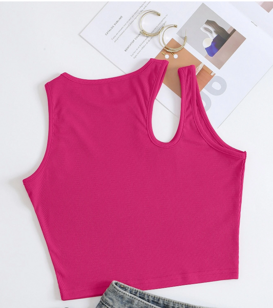 SHEIN - Shirt with Wide Shoulder Cut