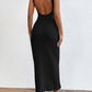 SHEIN - Solid Backless Tank Dress