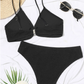 SHEIN -  Swim Tight O-Ring Detail Cami Bra & Bikini Bottoms 2 Piece Swimsuit