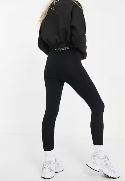 TOPSHOP -  Petite Logo Leggings