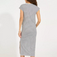 SHEIN -  Midi Dress with Side Slit