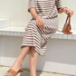 SHEIN - Striped Patterned Seersucker Dress